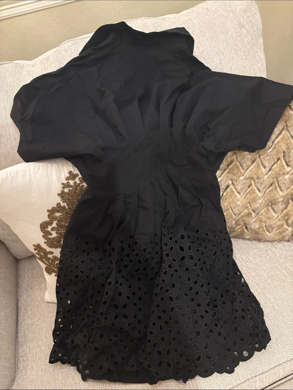 TOBIE EYELET HEM MINI SHIRTDRESS BY EXQUISE - Picture 10 of 10
